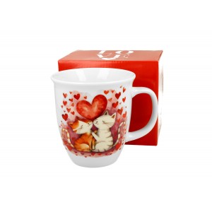 Porcelánový hrnek LOVING CATS 650 ml v krabičce