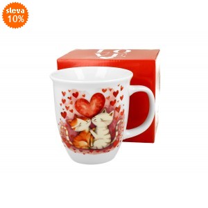 Porcelánový hrnek LOVING CATS 650 ml v krabičce
