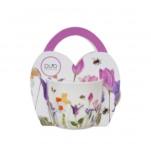 Porcelánový hrnek MAY 460 ml v papírovém košíku