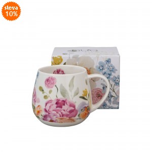 Porcelánový hrnek soudek - JUNE, 430 ml