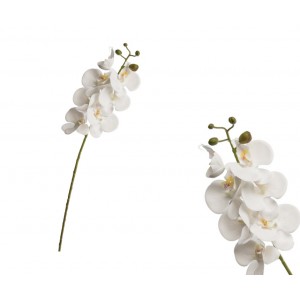 Umělá bílá orchidej 72 cm