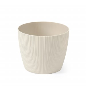 Plastový květináč Magnolia Jumper 220 mm, béžový