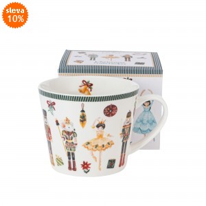 Porcelánový hrnek VÁNOČNÍ LOUSKÁČEK 600 ml v krabičce