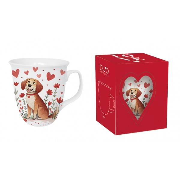Porcelánový hrnek PES v krabičce 650 ml
