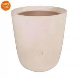 Keramický květináč na orchideje Bari 15 cm krémová růže, 2. jakost