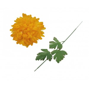 Chryzantéma žlutá 65 cm, sada 6ks