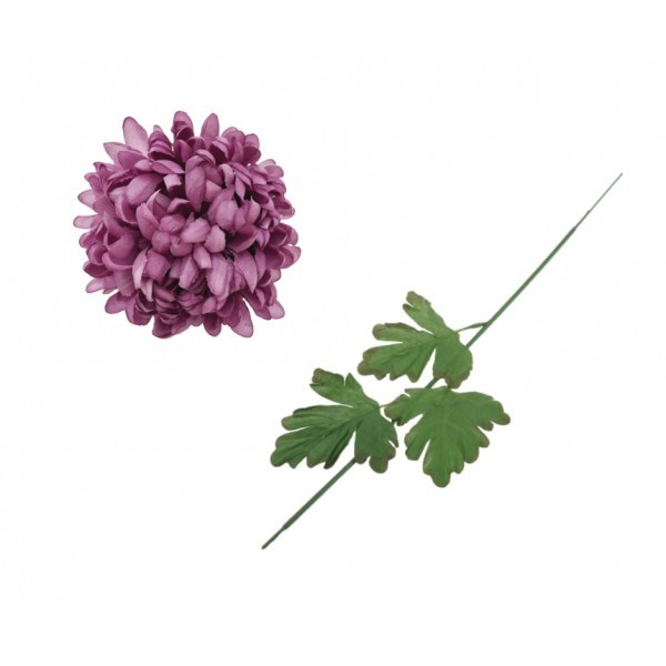 Chryzantéma lila 65 cm, sada 6ks