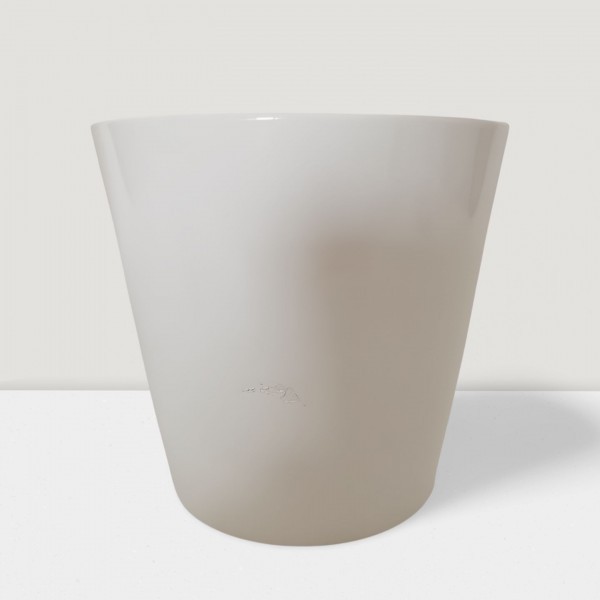 Keramický květináč Dallas lesklý 16 cm bílý, 2. jakost