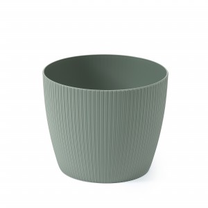 Plastový květináč Magnolia jumper recycled šedozelný 220 mm