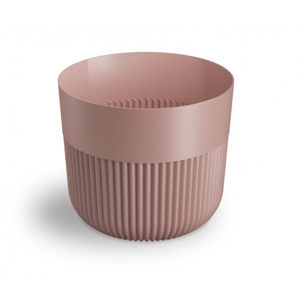 Plastový květináč Alia pudrově růžový 110 mm