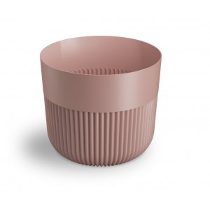 Plastový květináč Alia pudrově růžový 130 mm