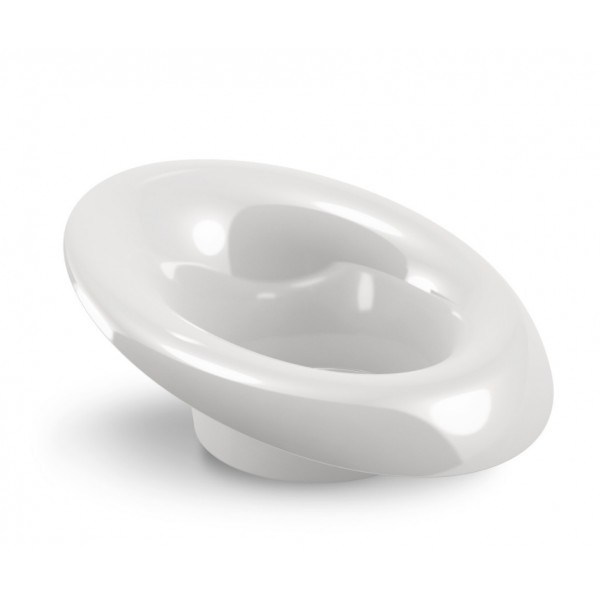 Nakloněná ikebana Mori bílá 120 mm