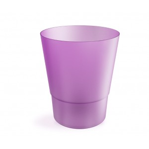 Plastový obal na orchideje, mléčná fialová, 125 mm