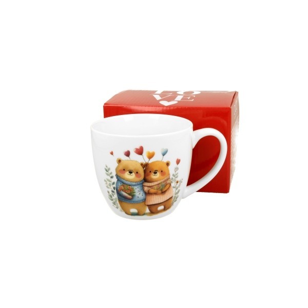 Porcelánový hrnek MEDVĚDI 2 v kabičce, 460 ml