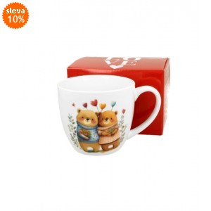 Porcelánový hrnek MEDVĚDI 2 v kabičce, 460 ml
