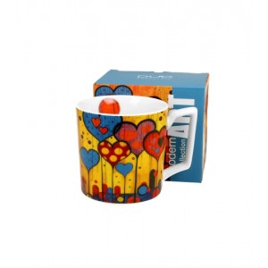 Porcelánový hrnek HEARTS 450 ml