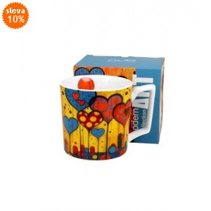 Porcelánový hrnek HEARTS 450 ml