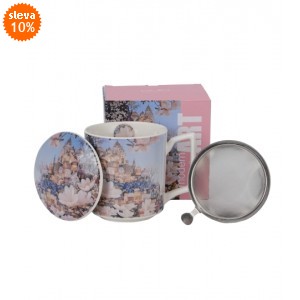 Porcelánový hrnek byliňák MODERN CITY OF MAGNOLIAS 450 ml