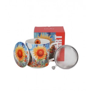 Porcelánový hrnek byliňák MODERN SUNFLOWER 450 ml