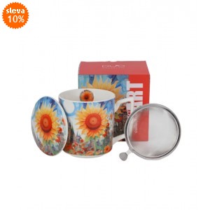 Porcelánový hrnek byliňák MODERN SUNFLOWER 450 ml