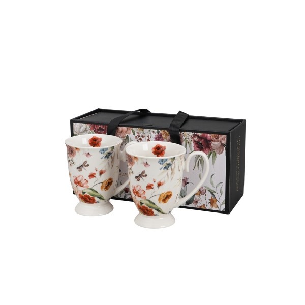 Sada 2 porcelánových hrnků REBECCA 340 ml