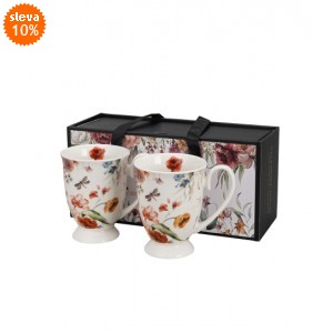 Sada 2 porcelánových hrnků REBECCA 340 ml