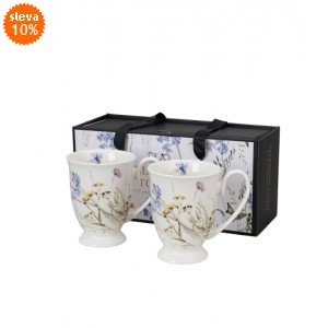 Sada 2 porcelánových hrnků MELODY 2, 340 ml