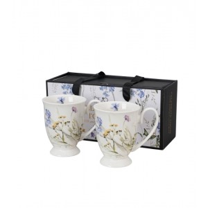 Sada 2 porcelánových hrnků MELODY 2, 340 ml