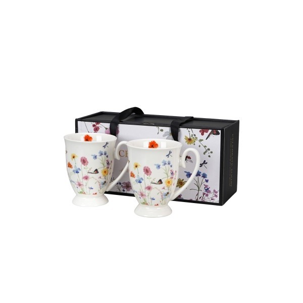 Sada 2 porcelánových hrnků AMELIA 340 ml