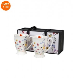 Sada 2 porcelánových hrnků AMELIA 340 ml