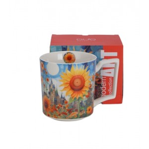 Porcelánový hrnek XXL MODERN SUNFLOWER 750 ml