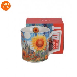 Porcelánový hrnek XXL MODERN SUNFLOWER 750 ml