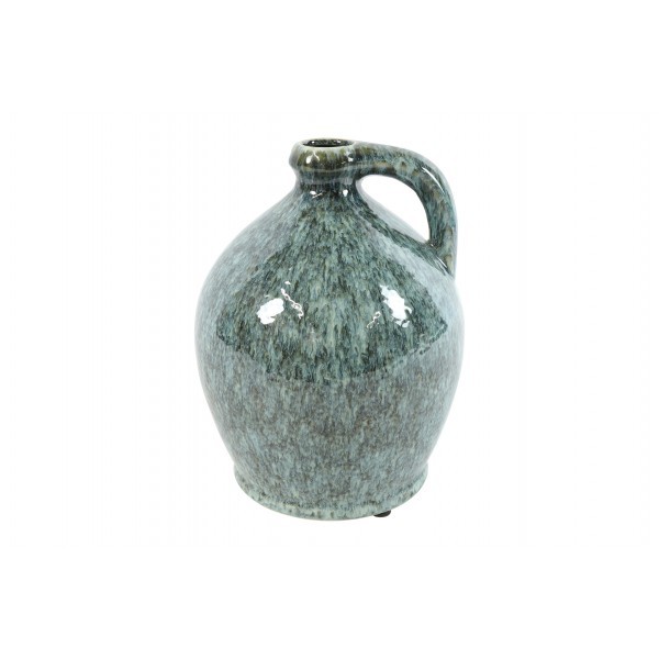 Keramická váza modrá Finna S 25 cm