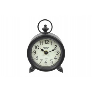 Kovové hodiny Stanwik černobílé 17,5 cm