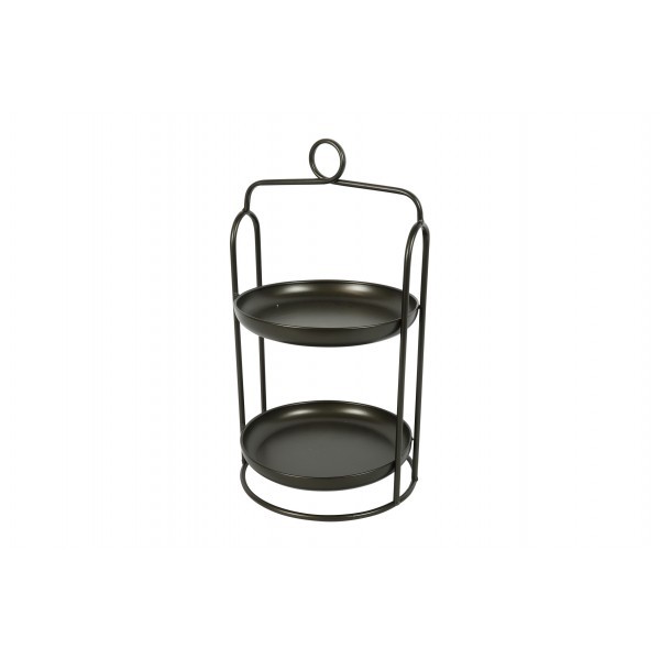 Etažér Paulette z bronzového kovu, 47,5 cm