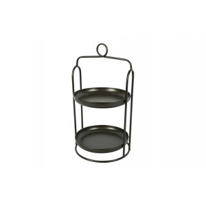 Etažér Paulette z bronzového kovu, 47,5 cm