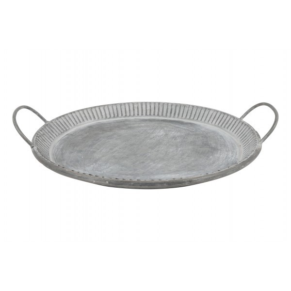 Kovový tác Vel L, průměr 38 cm