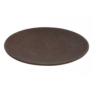 Kovový talíř Donte L rezavý, 49 cm