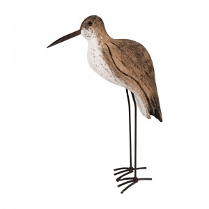 Dřevěný pták 15,5 cm, sada 2ks