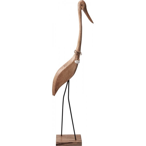 Dekorativní volavka A – mangové dřevo, 93 cm 