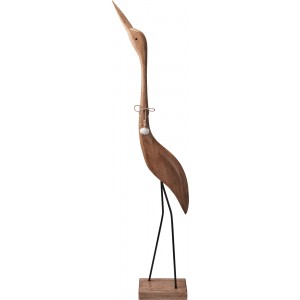 Dekorativní volavka B – mangové dřevo, 105 cm