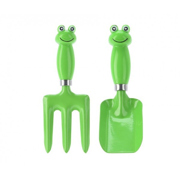 Dětská sada zahradního nářadí žába