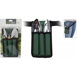 Mini sada zahradního nářadí v praktické tašce – 3 ks