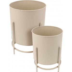 Sada 2ks stojanů na květiny – pískové matné