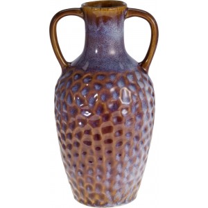 Váza s uchy – porcelánová, fialová 29 cm