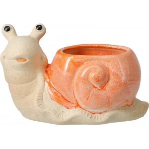 Květináč Šnek – oranžový