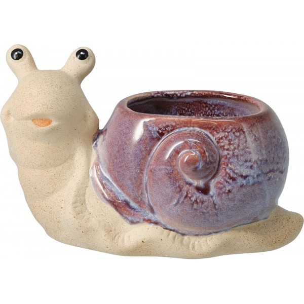 Květináč Šnek – fialový