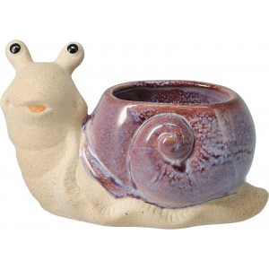 Květináč Šnek – fialový