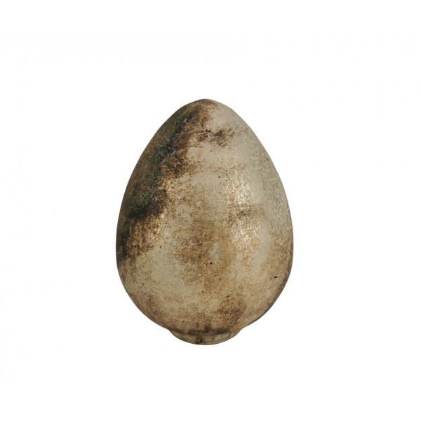 Dekorativní skleněné vejce zlaté 26 cm