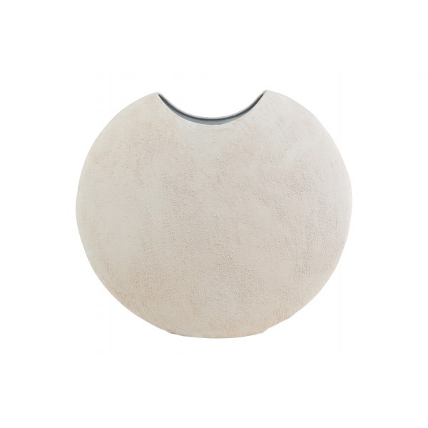 Kovová váza Ibbo L – bílá, 42 cm